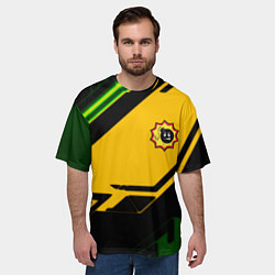 Футболка оверсайз мужская Serious Sam geometry, цвет: 3D-принт — фото 2