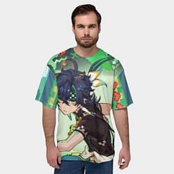 Футболка оверсайз мужская Kinich Genshin Impact, цвет: 3D-принт — фото 2