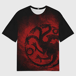 Мужская футболка оверсайз Targaryen house Game of Thrones