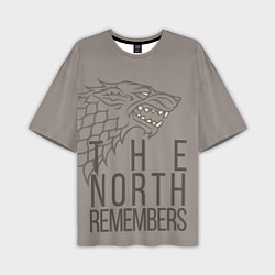 Мужская футболка оверсайз The North Remembers game of thrones