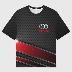 Футболка оверсайз мужская Toyota auto car, цвет: 3D-принт