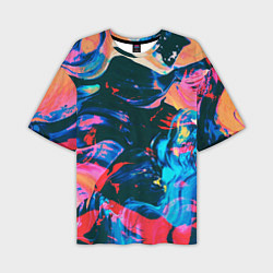 Футболка оверсайз мужская Colors, цвет: 3D-принт