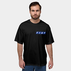 Футболка оверсайз мужская FIAT logo auto, цвет: 3D-принт — фото 2