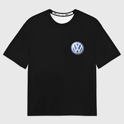 Мужская футболка оверсайз Volkswagen logo auto