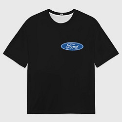 Футболка оверсайз мужская FORD logo auto, цвет: 3D-принт