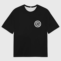 Футболка оверсайз мужская Chrysler logo white, цвет: 3D-принт