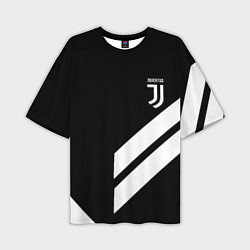 Мужская футболка оверсайз Juventus line white