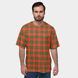 Футболка оверсайз мужская Шотландский уют, цвет: 3D-принт — фото 2