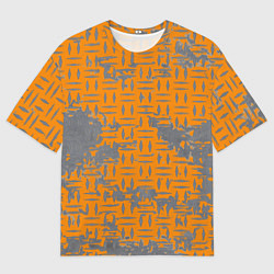 Мужская футболка оверсайз Заводской антураж