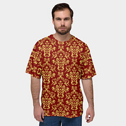 Футболка оверсайз мужская Викторианский колорит, цвет: 3D-принт — фото 2