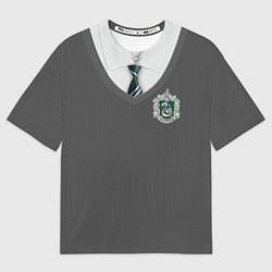 Футболка оверсайз мужская Форма Слизерина, цвет: 3D-принт