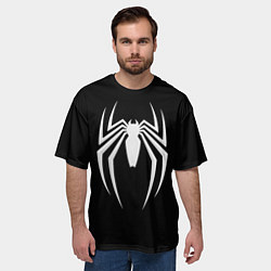 Футболка оверсайз мужская Black SpiderMan, цвет: 3D-принт — фото 2