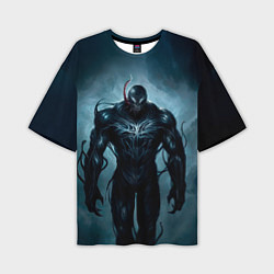Мужская футболка оверсайз Venom in fog