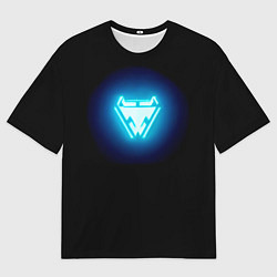 Футболка оверсайз мужская Iron Man emblem, цвет: 3D-принт