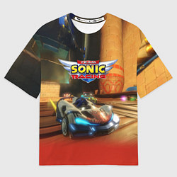 Футболка оверсайз мужская Team Sonic racing - video game, цвет: 3D-принт