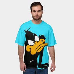 Футболка оверсайз мужская Даффи Дак, цвет: 3D-принт — фото 2
