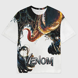 Футболка оверсайз мужская Веном - симбиот, цвет: 3D-принт