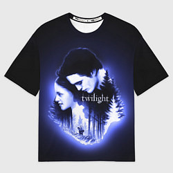 Футболка оверсайз мужская Twilight Bella and Edward, цвет: 3D-принт