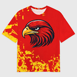Футболка оверсайз мужская Атланта Хокс орел, цвет: 3D-принт
