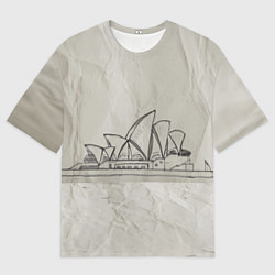 Мужская футболка оверсайз Сидней