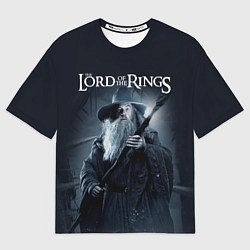 Мужская футболка оверсайз Властелин колец - Гендальф маг