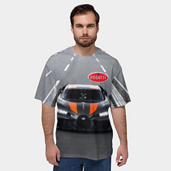 Футболка оверсайз мужская Bugatti - лучший среди равных, цвет: 3D-принт — фото 2