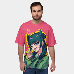 Футболка оверсайз мужская Монолог фармацевта - Маомао, цвет: 3D-принт — фото 2