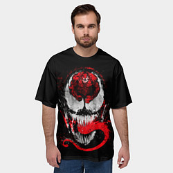 Футболка оверсайз мужская Let there be Carnage, цвет: 3D-принт — фото 2
