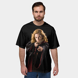 Футболка оверсайз мужская Hermione Jean Granger, цвет: 3D-принт — фото 2