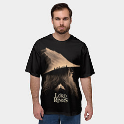Футболка оверсайз мужская Гэндальф из Властелин колец, цвет: 3D-принт — фото 2