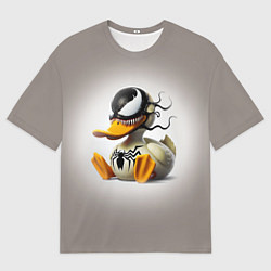 Футболка оверсайз мужская Venom Duck - ai art fantasy, цвет: 3D-принт