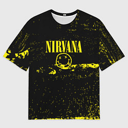 Футболка оверсайз мужская Нирвана шум, цвет: 3D-принт