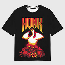 Мужская футболка оверсайз Goose - honk