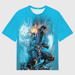 Футболка оверсайз мужская Mortal Kombat - Sub-Zero, цвет: 3D-принт