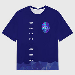 Мужская футболка оверсайз Mortal Kombat - Саб-Зиро