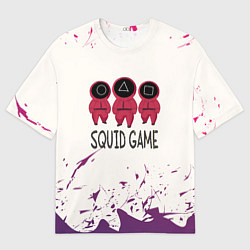 Мужская футболка оверсайз Играй в кальмара