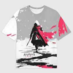 Мужская футболка оверсайз Assassins Creed winter ninja