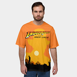 Футболка оверсайз мужская Indiana Jones and the Great Circle, цвет: 3D-принт — фото 2
