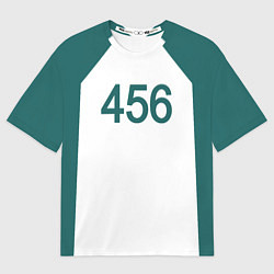 Футболка оверсайз мужская Форма номер 456, цвет: 3D-принт