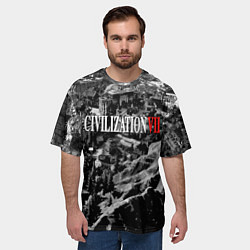Футболка оверсайз мужская Civilization VII, цвет: 3D-принт — фото 2