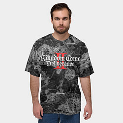 Футболка оверсайз мужская Kingdom Come Deliverance 2, цвет: 3D-принт — фото 2