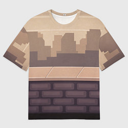 Мужская футболка оверсайз Смотровая площадка