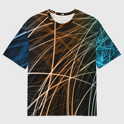 Мужская футболка оверсайз Иллюминация