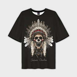 Футболка оверсайз мужская Cherokee Indian, цвет: 3D-принт