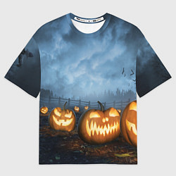 Футболка оверсайз мужская Костюмы для halloween, цвет: 3D-принт