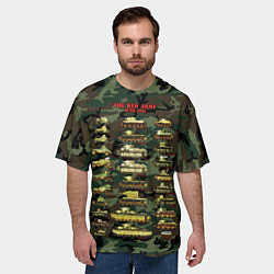 Футболка оверсайз мужская Ленинград - защита города 1941-1942, цвет: 3D-принт — фото 2