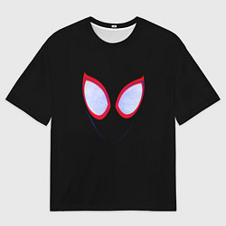 Футболка оверсайз мужская Человек паук глаза, цвет: 3D-принт