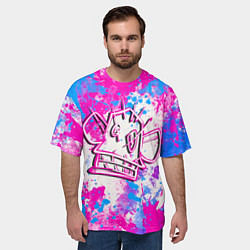 Футболка оверсайз мужская Мартышка Джинкс - Arcane, цвет: 3D-принт — фото 2