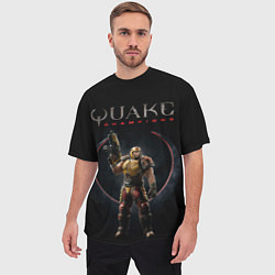 Футболка оверсайз мужская Quake champions - Ranger, цвет: 3D-принт — фото 2