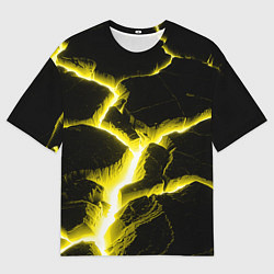 Футболка оверсайз мужская The rift, цвет: 3D-принт